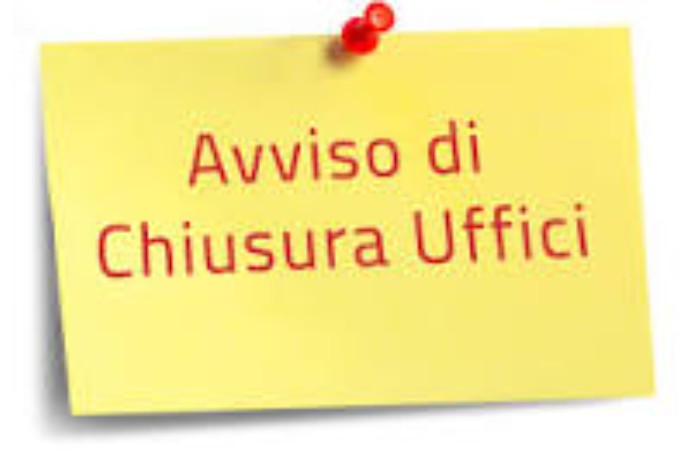 Chiusura Uffici - Sabato 2 Novembre 2024