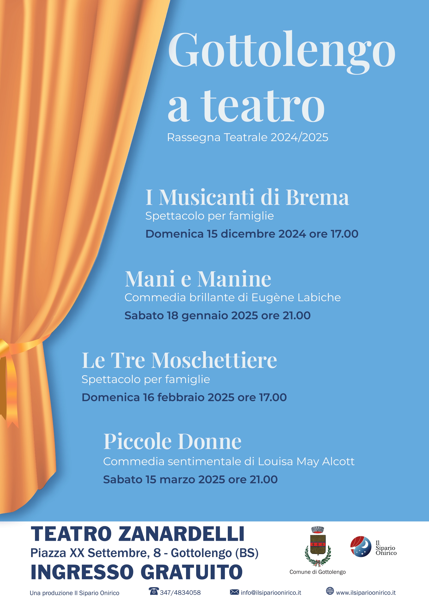 Gottolengo a teatro stagione 2024/2025