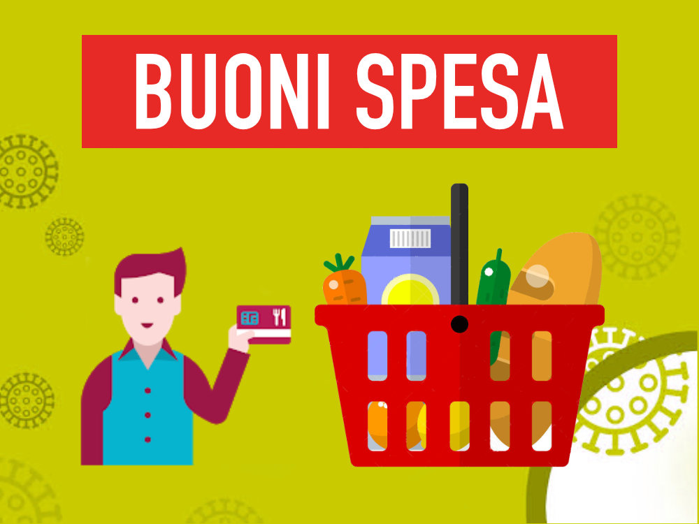 Buoni acquisto generi alimentari e prodotti prima necessità